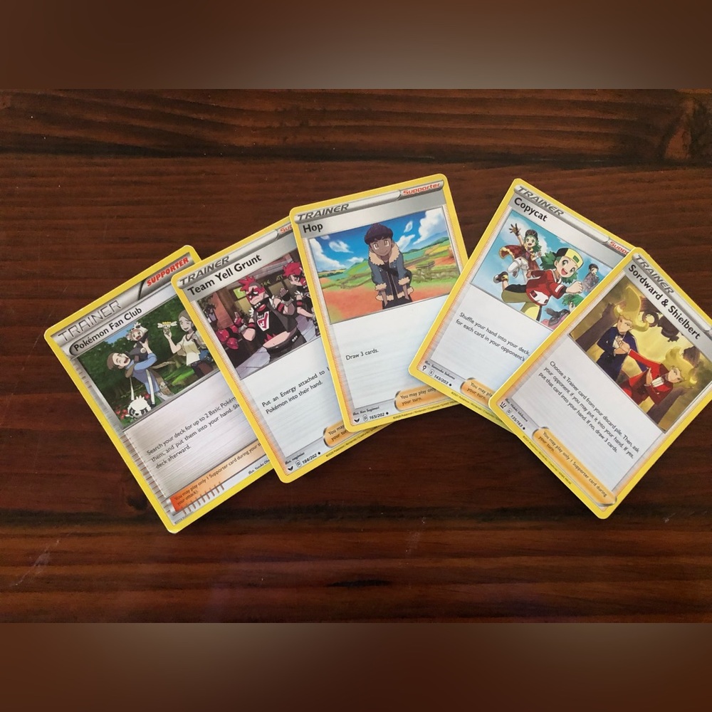 LIKE NEW Pokémon SUPPORTER Cards